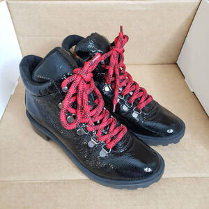 Schutz Niceia leather hiking boots size 5.5-worn once!
